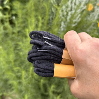 Sznurówki konopne czarne KOBASZKI 150 cm