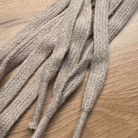 Sznurówki Lniane Płaskie 120 cm Sznurowadła Lniane