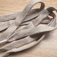 Sznurówki Lniane Płaskie 120 cm Sznurowadła Lniane