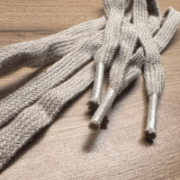 Sznurówki Lniane Płaskie 120 cm Sznurowadła Lniane