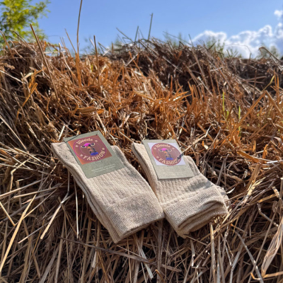 Skarpety Konopno Bawełniane Organiczne Naturalne