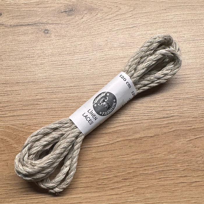 Sznurówki Lniane Skręcane 120 cm