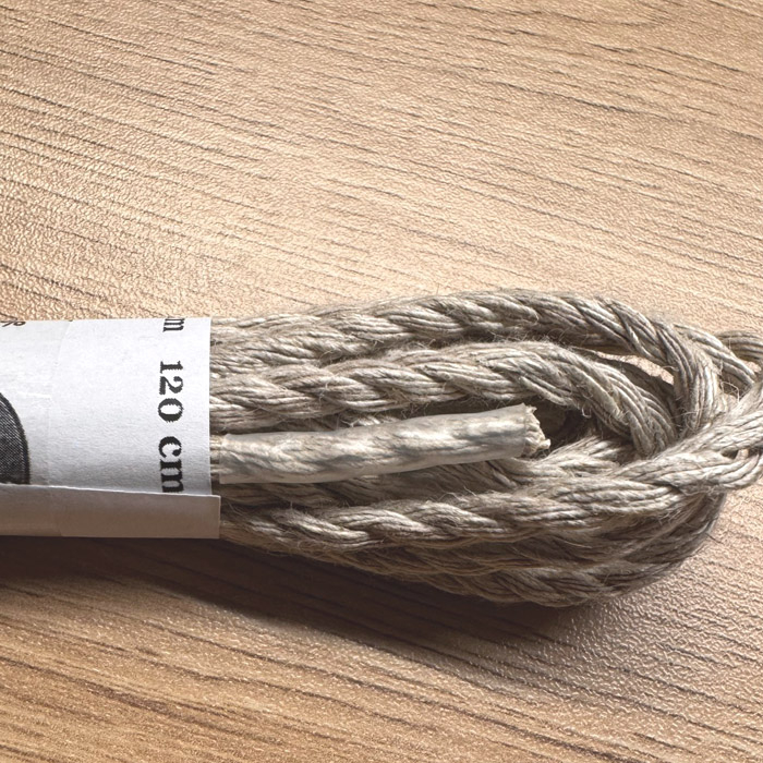 Sznurówki Lniane Skręcane 120 cm